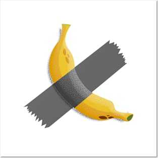 Taped banana Posters and Art